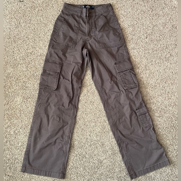 Hollister Jeans Gray Cargo Pants Poshmark